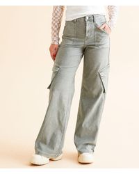 Gilded Intent - 90's Wide Leg Cargo Stretch Pant - Lyst