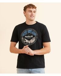 Hurley - Everyday Leafy Split T-Shirt - Lyst