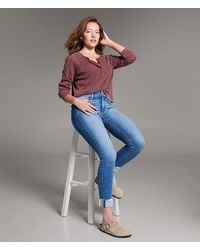 BKE - Payton Ankle Skinny Stretch Cuffed Jean - Lyst