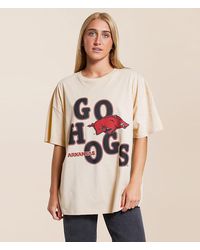 Gameday Social - Arkansas Go Hogs Oversized T-Shirt - Lyst