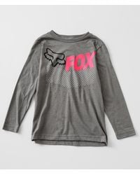 Fox Boys - Racing Trice T-shirt - Gray