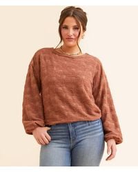 Daytrip - Textured Eyelash Top - Lyst