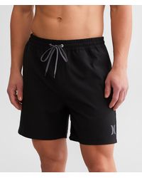 Hurley - One & Only Volley Stretch Swim Trunks - Lyst