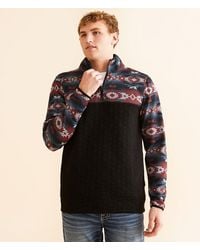 Departwest - Southwestern Quarter Zip Pullover - Lyst