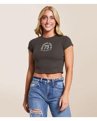 Billabong - Walking Slow Sun Goddess Cropped T-Shirt - Lyst