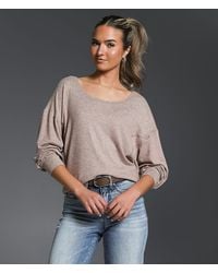 Buckle Black - Marled Knit Top - Lyst