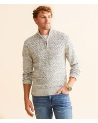 Outpost Makers - Textured Quarter Zip Sweater - Lyst