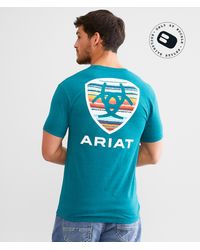 Ariat - Sunset Shield Serape T-shirt - Lyst