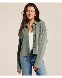 Z Supply - All Day Cropped Shacket - Lyst
