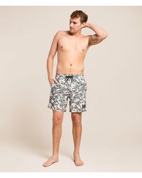 Funk Lagoon - Camo Stretch Swim Trunks - Lyst
