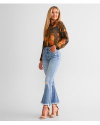 Hidden Jeans - Happi Cropped Flare Stretch Jean - Lyst