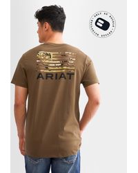 Ariat - Digital Camo Flag T-shirt - Lyst