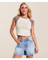 Billabong - Paradise Raglan Baby T-Shirt - Lyst