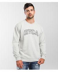 RVCA Men Well Done Sweater green sage leaf