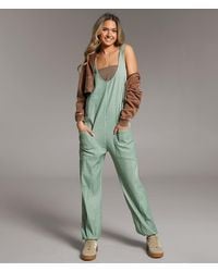 BKE - Striped Overall Jumpsuit - Lyst