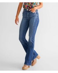 Flying Monkey - High Rise Boot Stretch Jean - Lyst