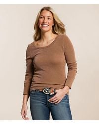 BKE - Ribbed Knit Top - Lyst