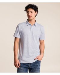 J.B. Holt - Striped Performance Polo - Lyst