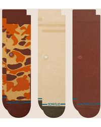 Stance - 3 Pack Camo Socks - Lyst