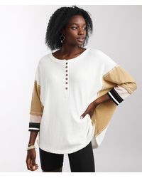 Free People - Just Tip It Henley - Lyst