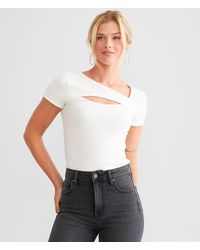 BKE - Asymmetrical Cut-Out Top - Lyst