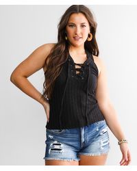 Daytrip - Lace-up Tank Top - Lyst