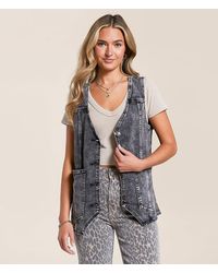 Willow & Root - Oversized Denim Vest - Lyst
