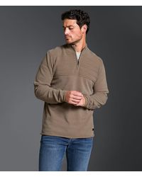 Outpost Makers - Textured Quarter Zip Sweater - Lyst
