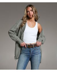 BKE - Contrast Stitch Cardigan Sweater - Lyst