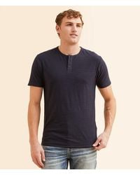 BKE - Slub Knit Henley - Lyst