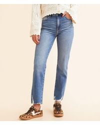 Hidden Jeans - Tracey Cropped Straight Stretch Jean - Lyst