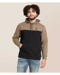 Hurley - Quilted Slub Hooded Sweatshirt - Lyst