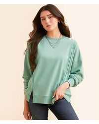 BKE - Raw Edge Pullover - Lyst