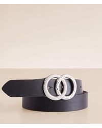 BKE - Glitz Double Circle Belt - Lyst