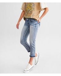 BKE - Stella Cuffed Stretch Capri Jean - Lyst