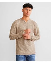 Outpost Makers - Textured Henley Sweater - Lyst