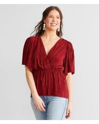 Daytrip - Pleated Top - Lyst