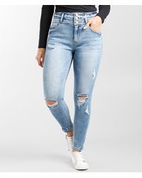 Kancan - Kan Can Kurvy High Rise Ankle Skinny Stretch Jean - Lyst