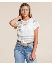 Blu Pepper - Striped Sweater - Lyst