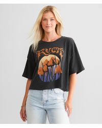 RVCA - Unearthed Cropped T-shirt - Lyst