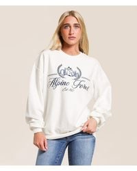 Modish Rebel - Alpine Forest Oversized Pullover - Lyst