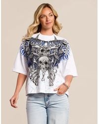 Affliction - Darkness Falls Oversized T-Shirt - Lyst