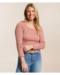BKE - Ribbed Knit Top - Lyst