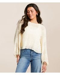 Willow & Root - Ruffle Pleated Top - Lyst