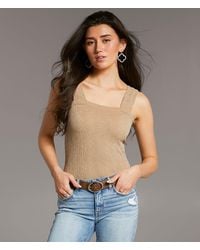BKE - Floral Textured Top - Lyst