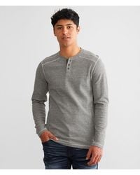 BKE - Marled Henley - Lyst