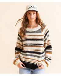 BKE - Striped Eyelash Sweater - Lyst
