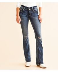Miss Me - Mid-Rise Tailored Boot Stretch Jean - Lyst