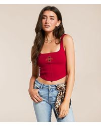 Hype and Vice - Iowa State Cyclones Cropped Tank Top - Lyst
