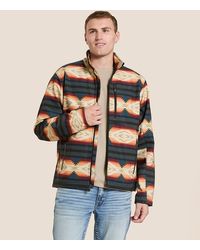 Ariat - Logo Southwestern Softshell Jacket - Lyst